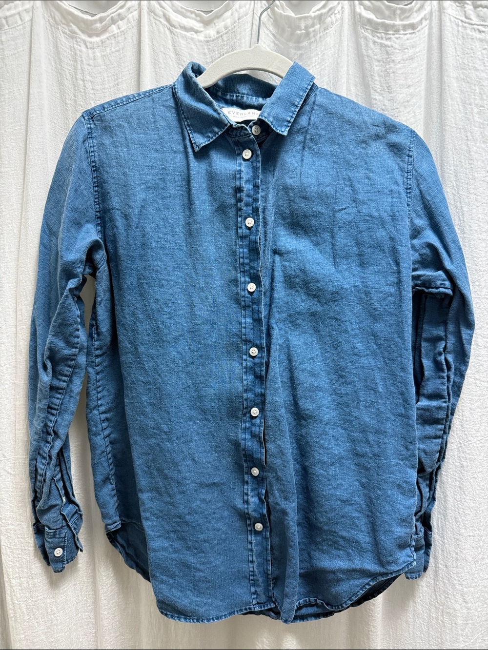 Everlane Faded Blue Chambray Shirt
